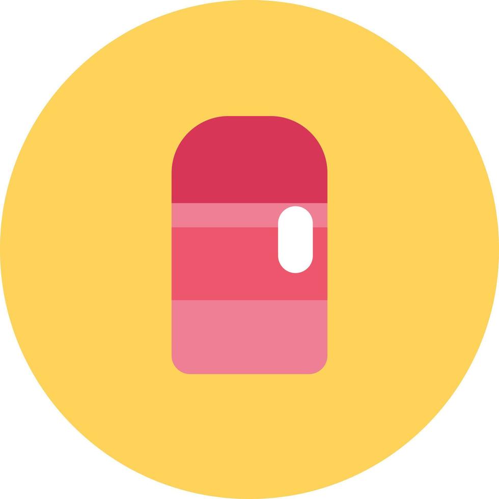 Pink shampoo, illustration, vector on a white background.