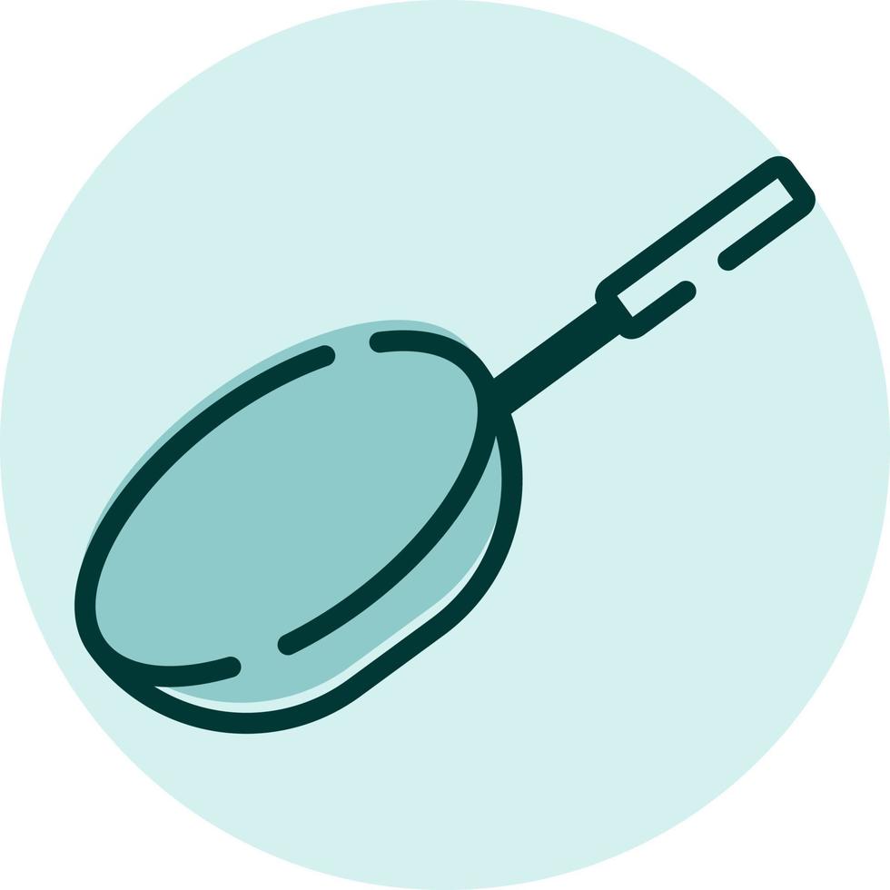 Cooking pan, illustration, vector on a white background.