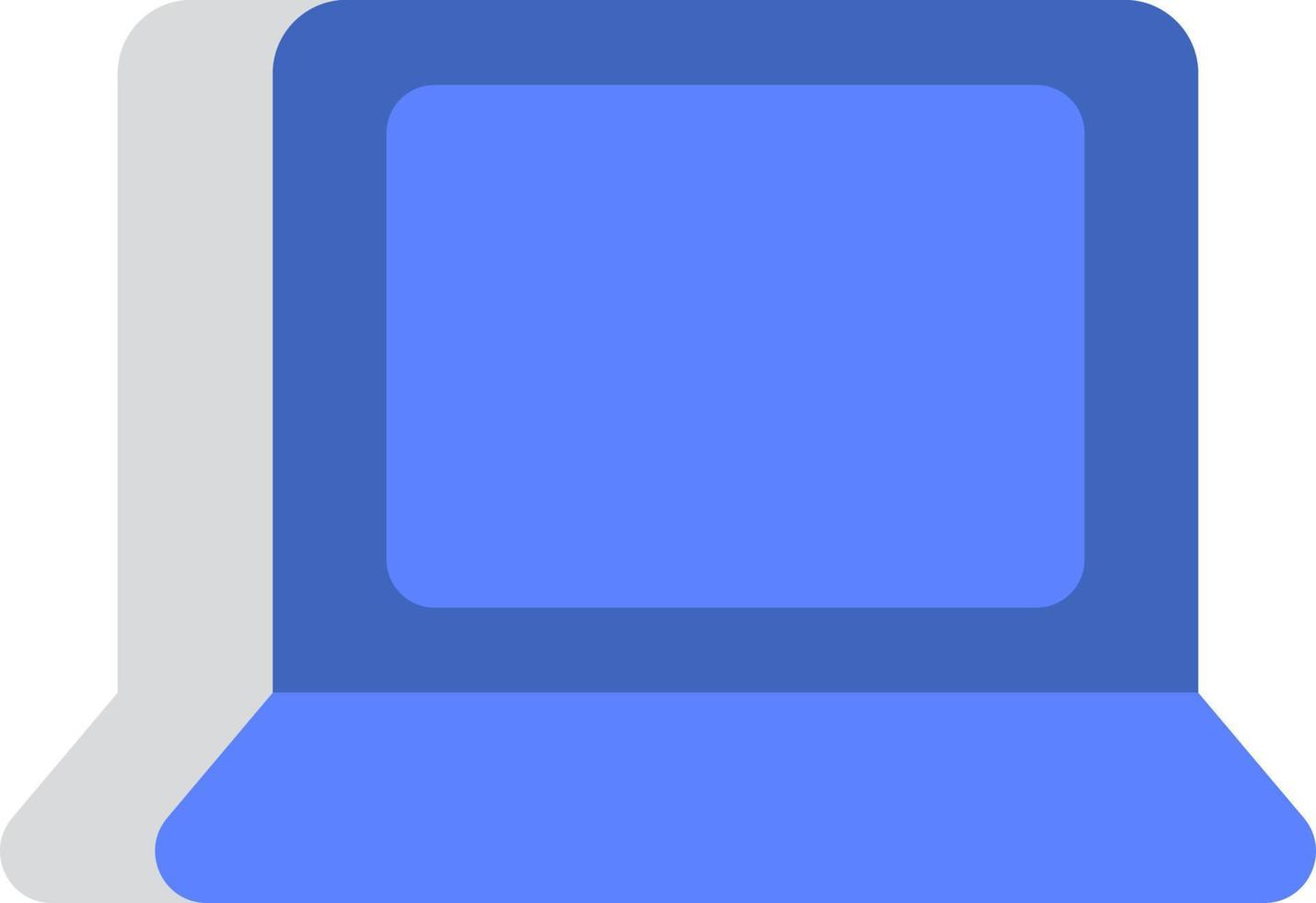 Photography laptop, illustration, vector on a white background.