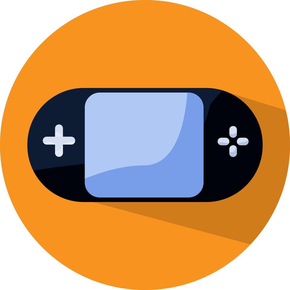Gaming tablet, illustration, vector, on a white background. vector