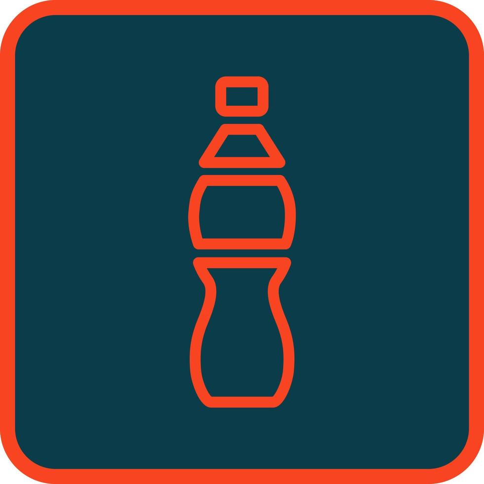 Bottle of soda, illustration, vector on a white background.