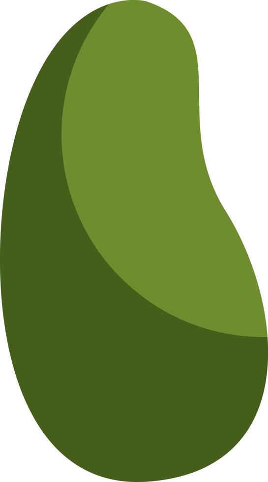 pepino verde, ilustración, vector sobre fondo blanco.