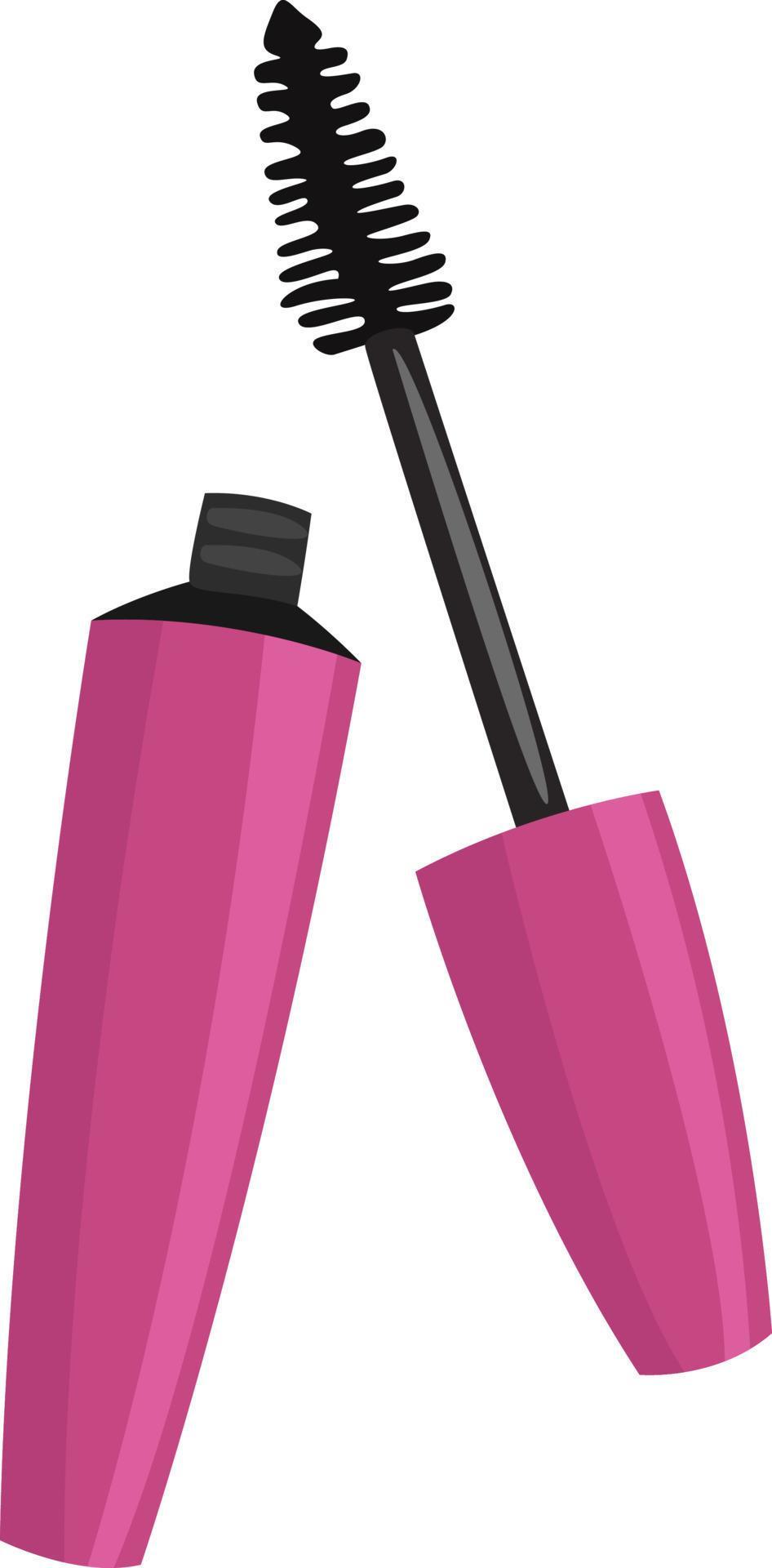 Pink mascara, illustration, vector on a white background. 13723603
