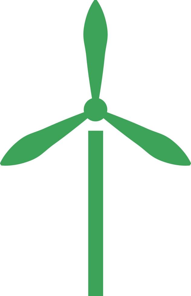 Wind energy, icon illustration, vector on white background