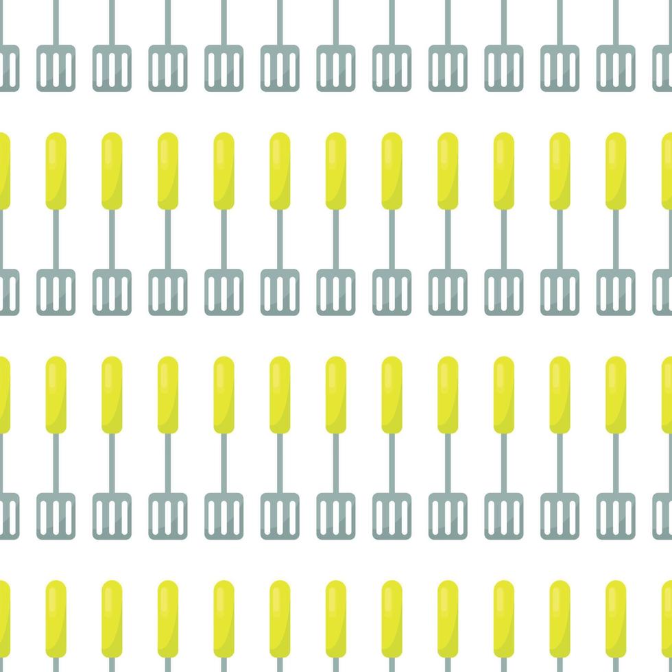 Spatula pattern, illustration, vector on white background