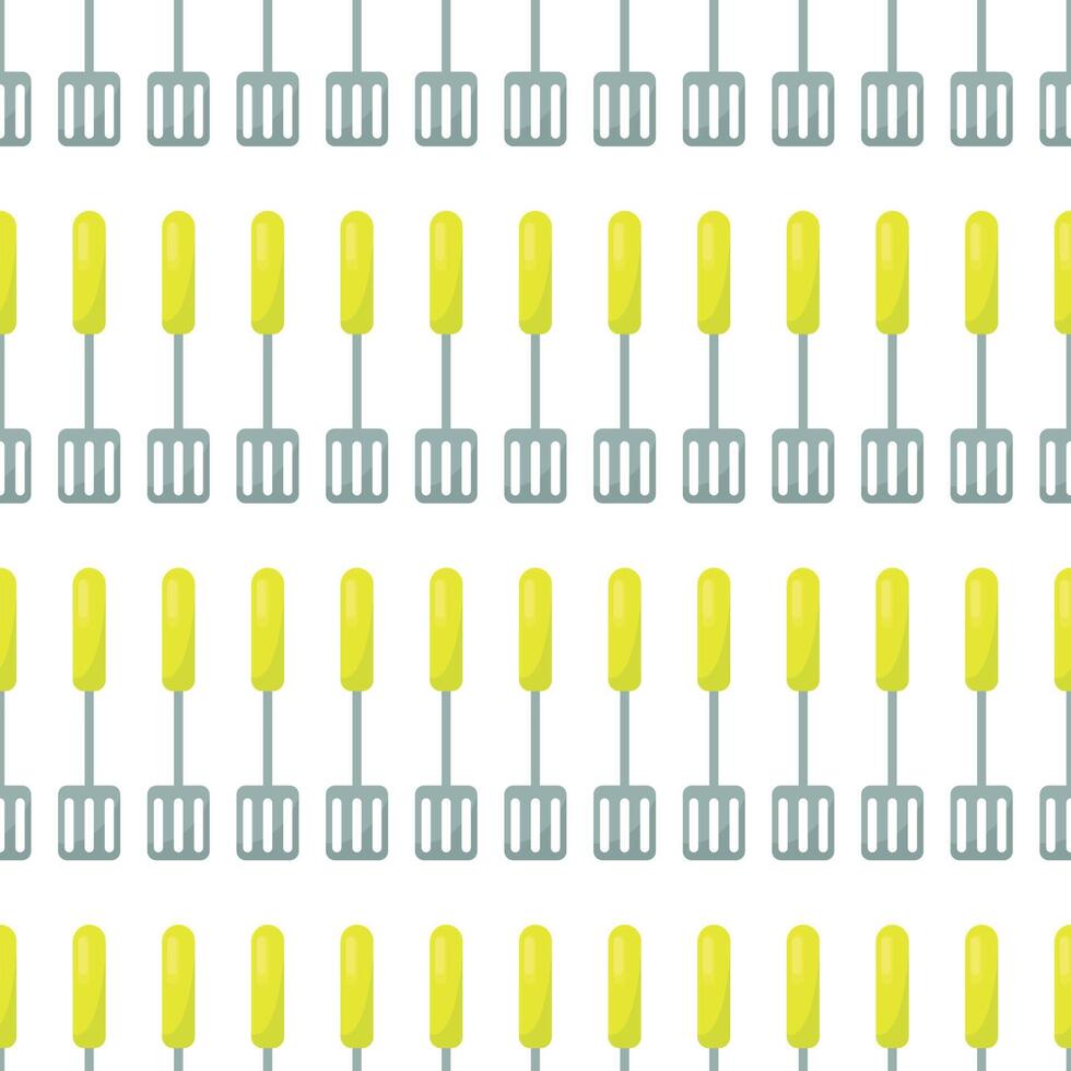 patrón de espátula, ilustración, vector sobre fondo blanco