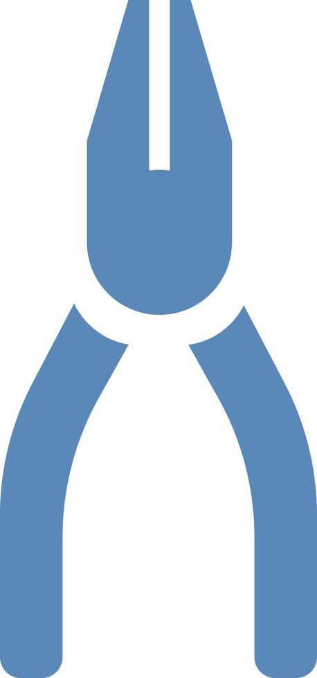 Construction pliers, illustration, on a white background. vector