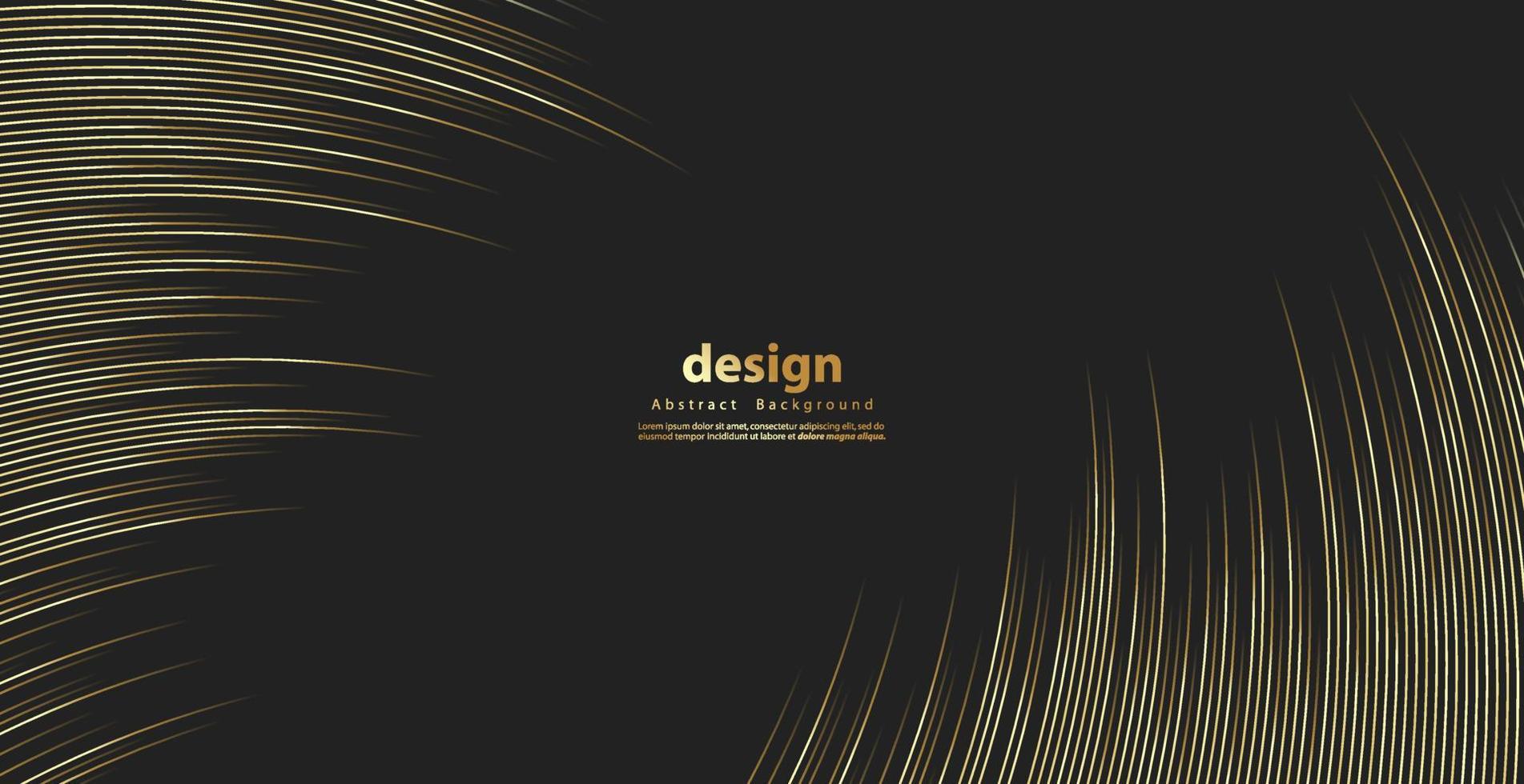 fondo abstracto de color dorado lujoso con líneas diagonales para su diseño. concepto de lujo moderno. ilustración vectorial vector