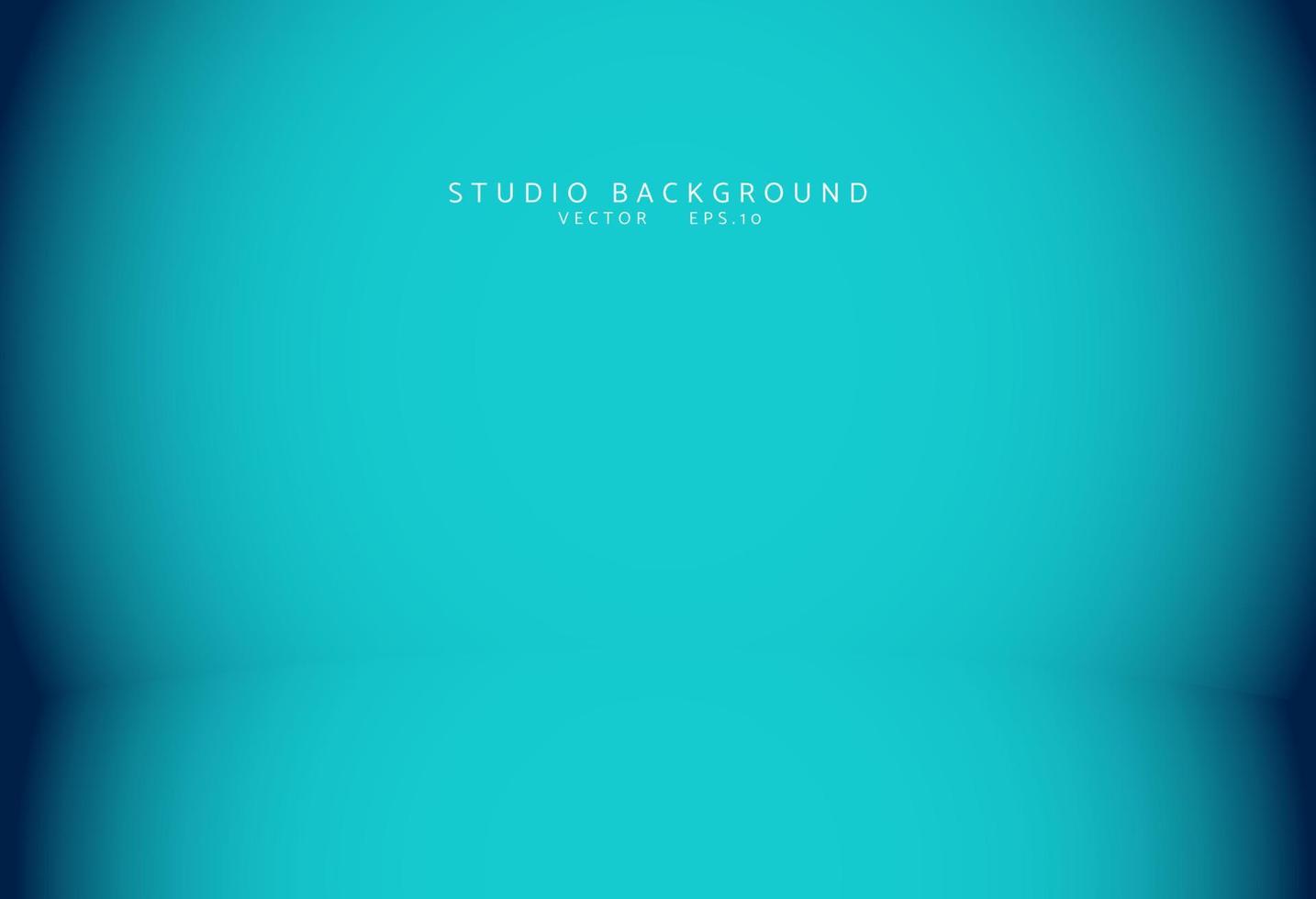 Empty blue studio room Background vector