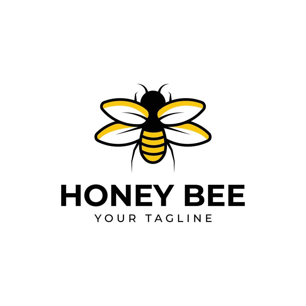 Honey Bee concepts logo vector graphic abstract template