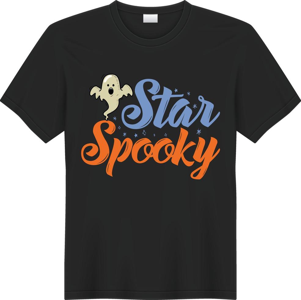 Star Spooky  Design vector