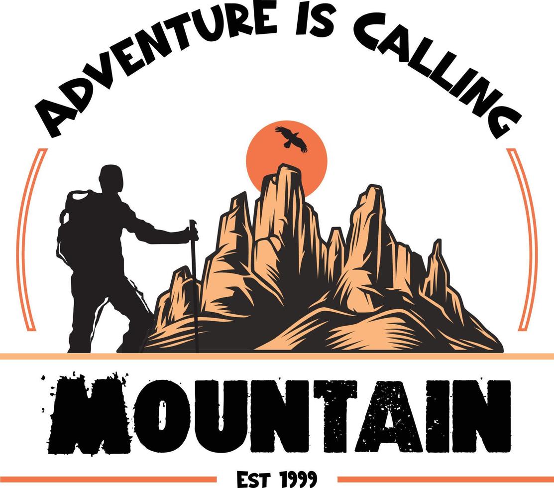 adventure t shirt design vector