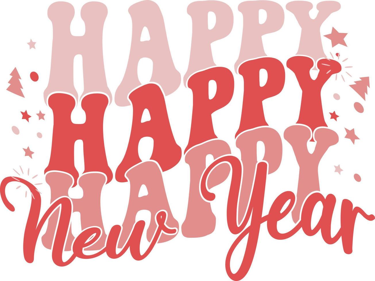 Happy New Year vector