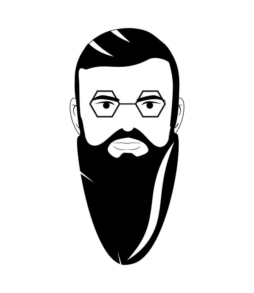 Vector illustration of male Avatar