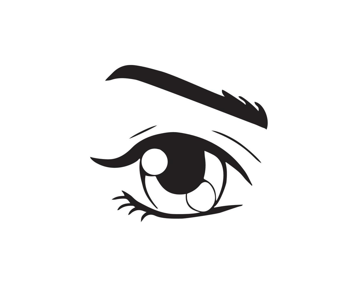 Vector illustration of Eyes Expression