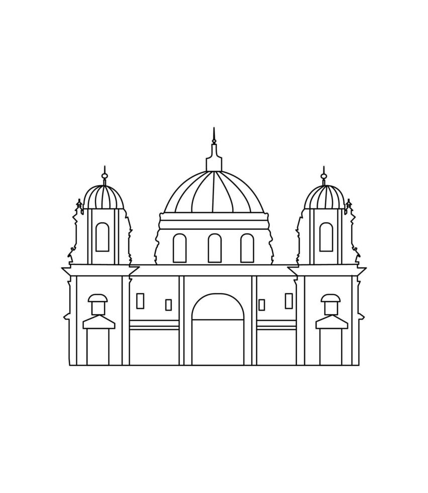 ilustración vectorial de berlín vector