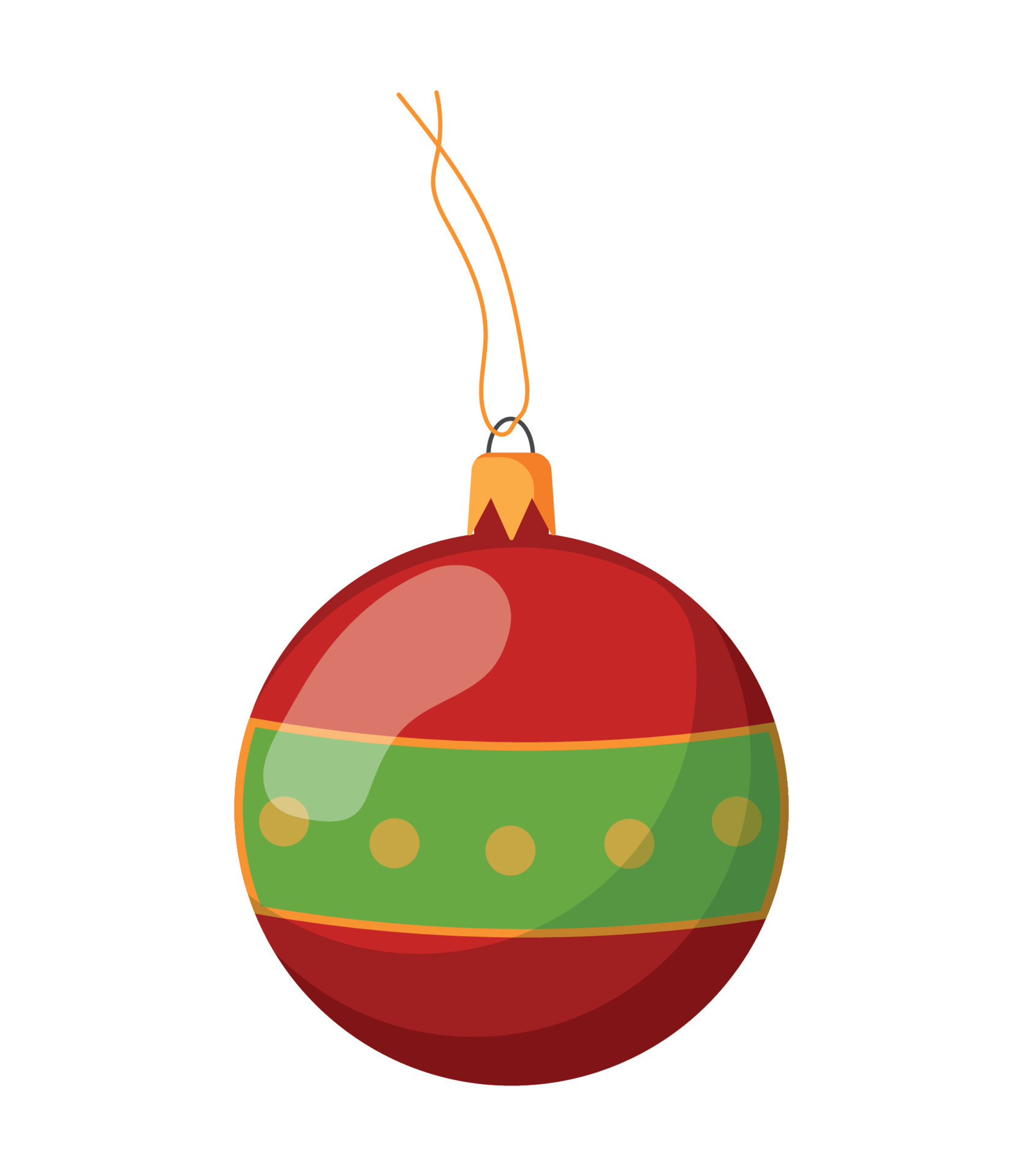 Vector illustrator of Christmas tree decorations 13726456 Vector Art at Vecteezy