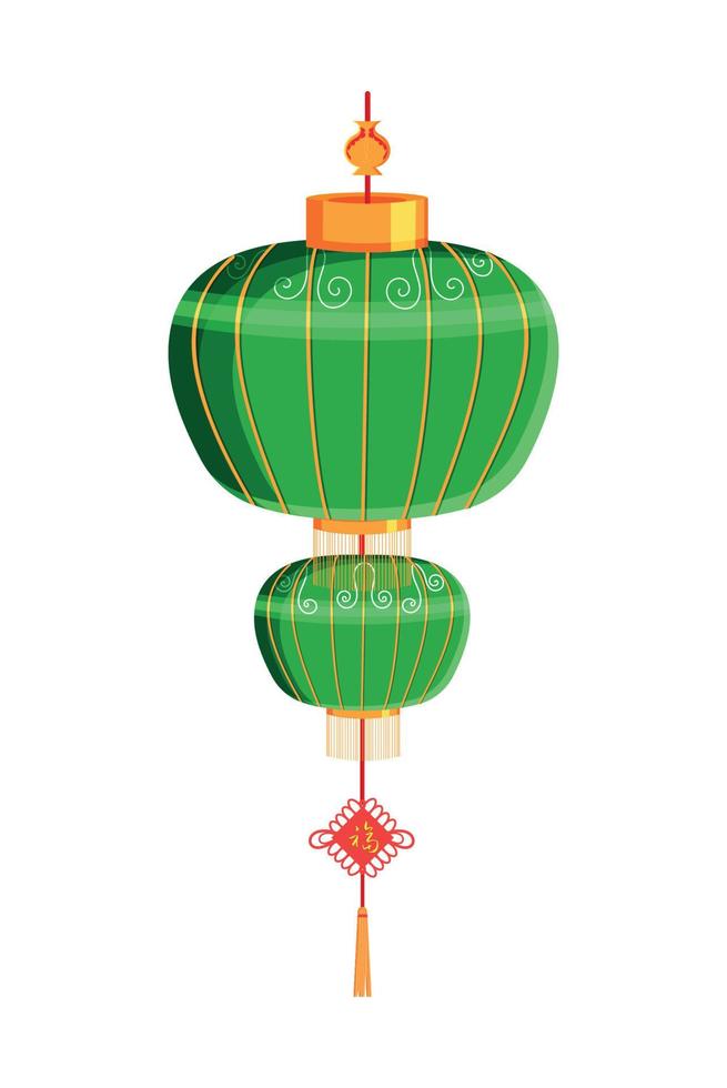 Vector illustration of Chinese lantern