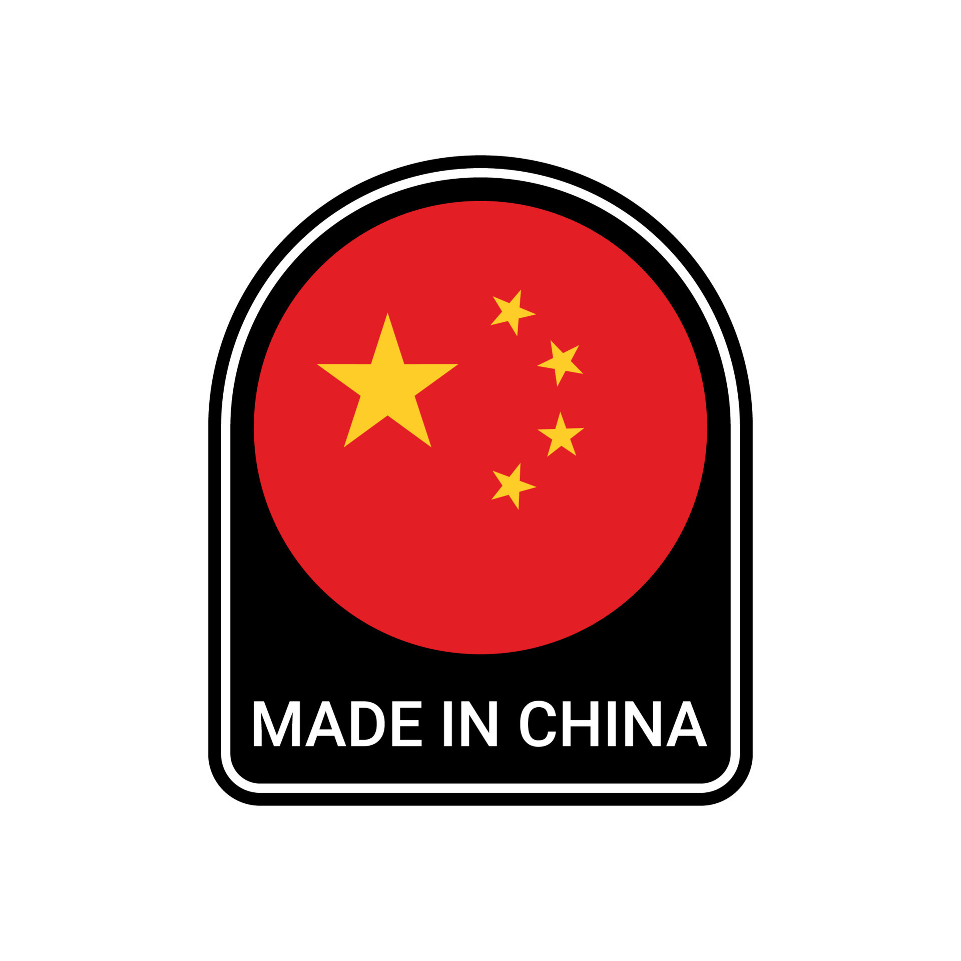 Labels of Made in China 13726528 Vector Art at Vecteezy