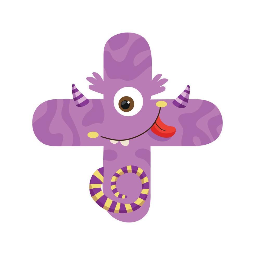 Vector illustration of Plus