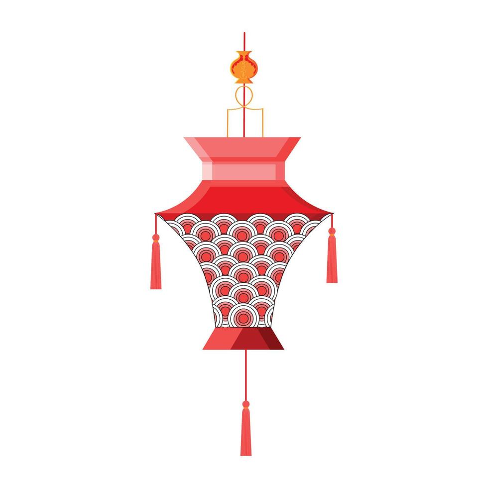 Vector illustration of Chinese lantern