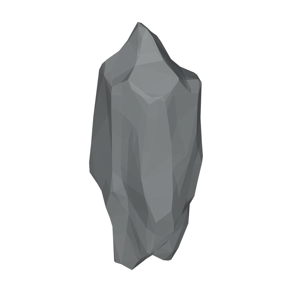 Vector illustration of 3D Stone