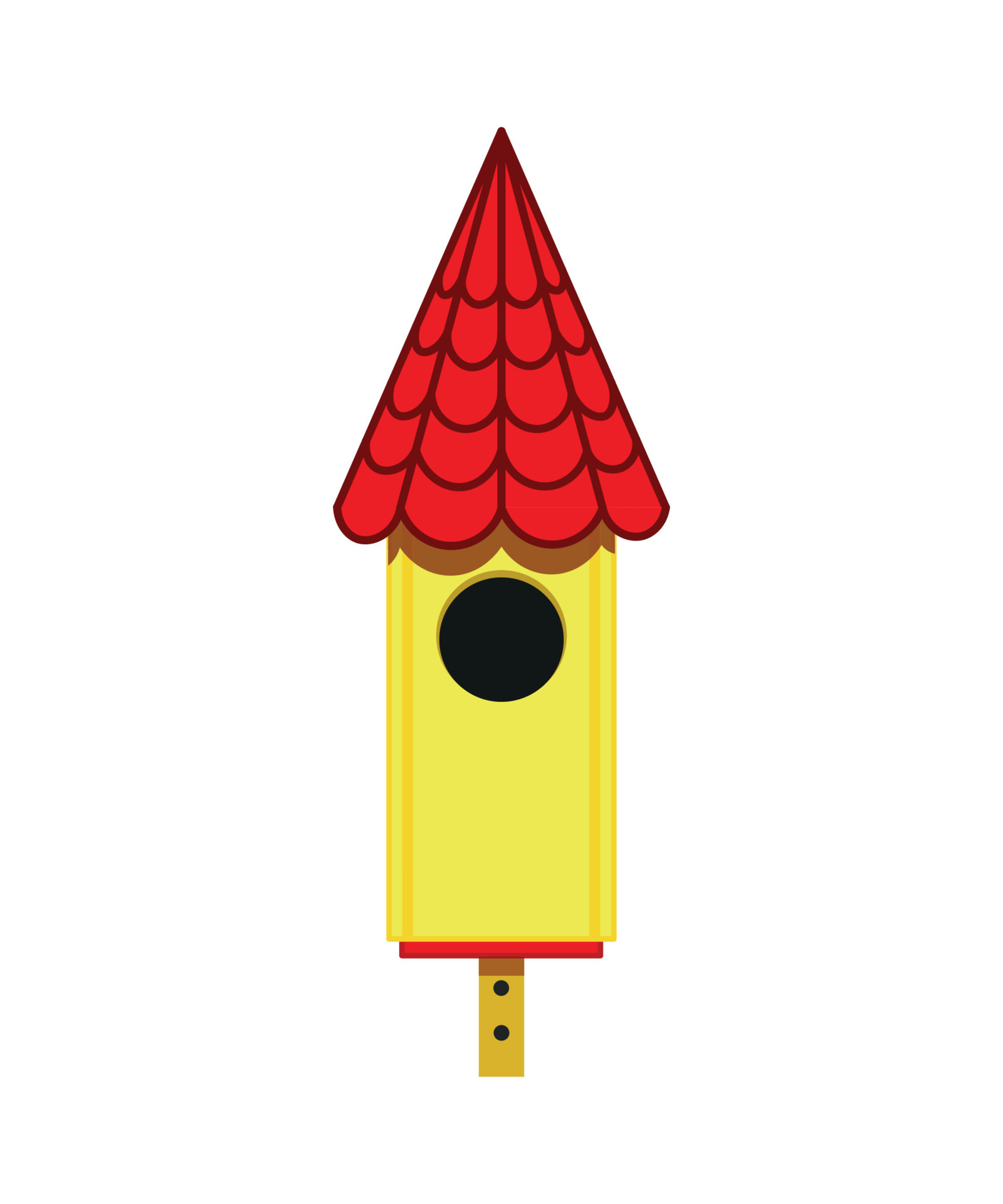Vector illustration of Birdhouse 13726792 Vector Art at Vecteezy