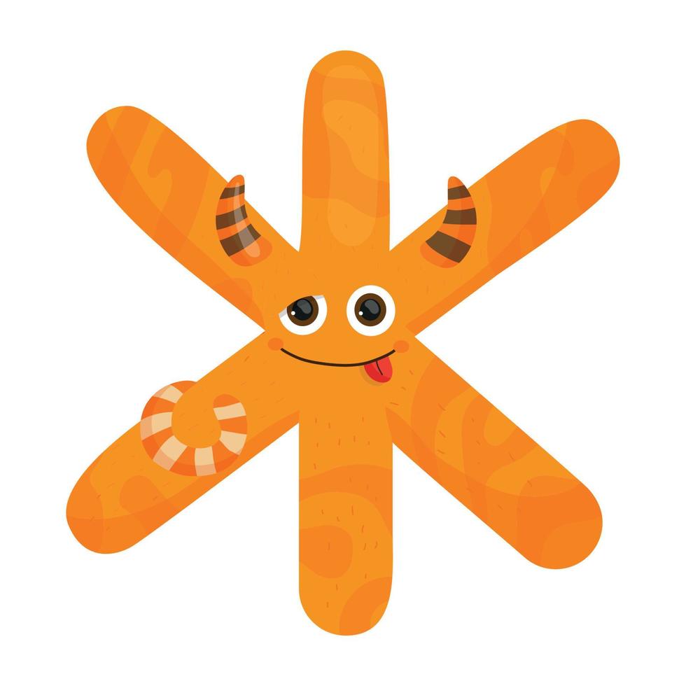 Vector illustration of Asterisk