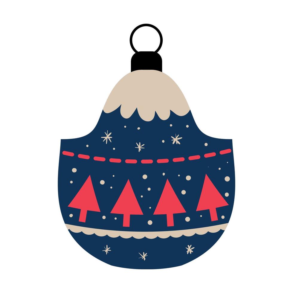 Vector illustration of Christmas Toy