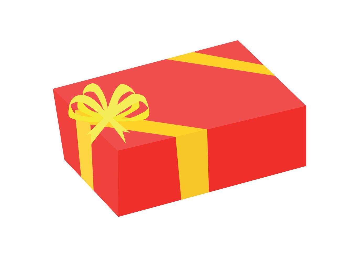 ilustración vectorial de caja de regalo vector