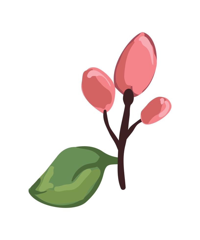 ilustración vectorial de flor vector