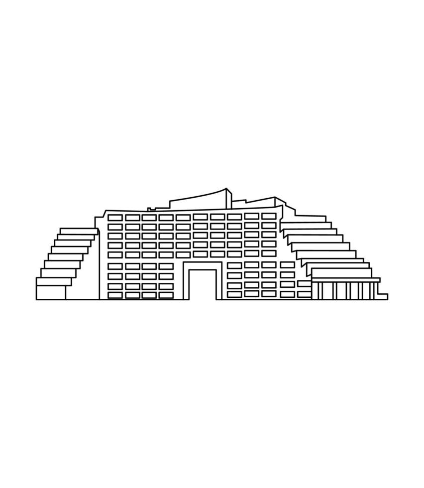 Vector illustration of Cancun