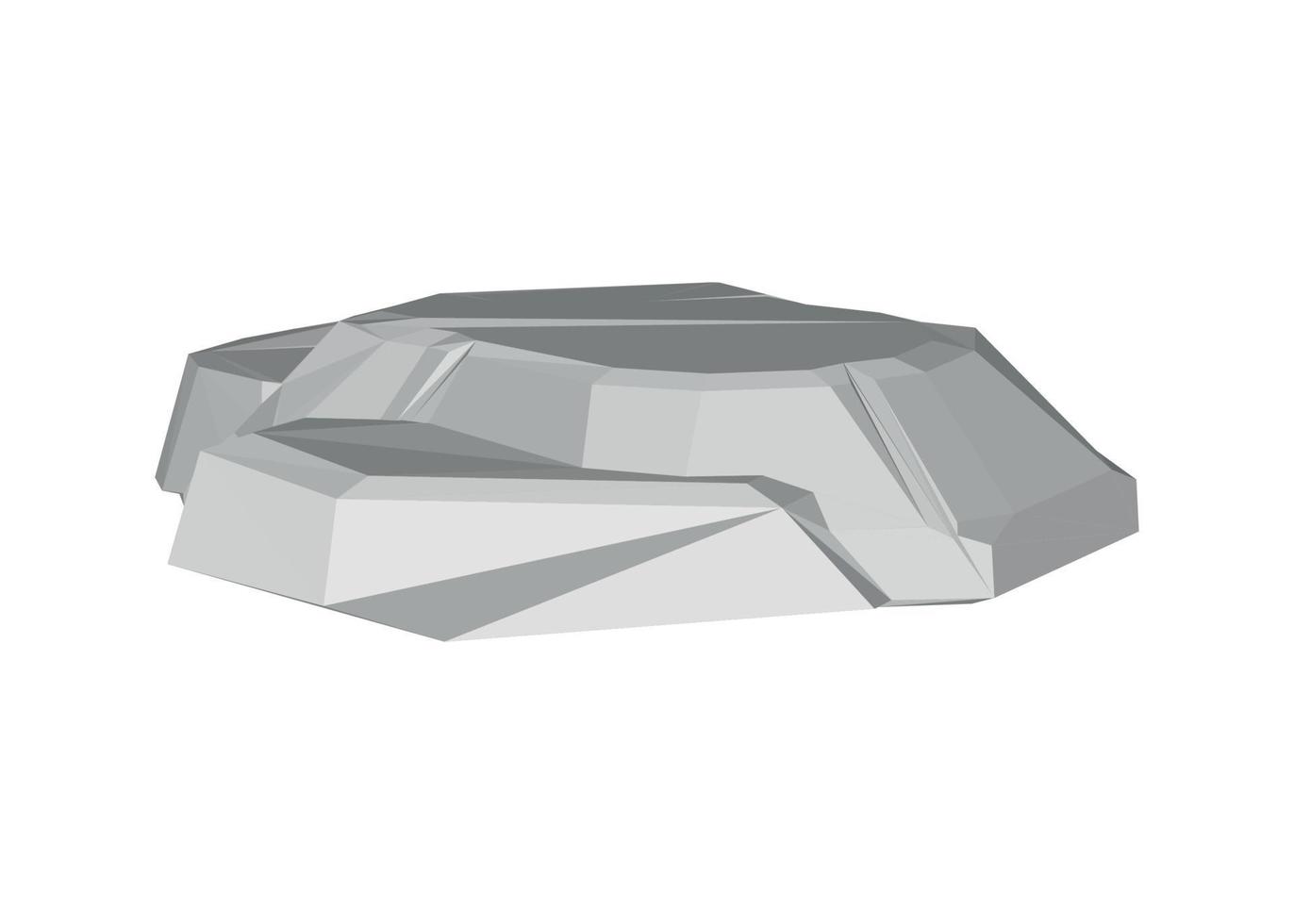 Vector illustration of 3D Stone