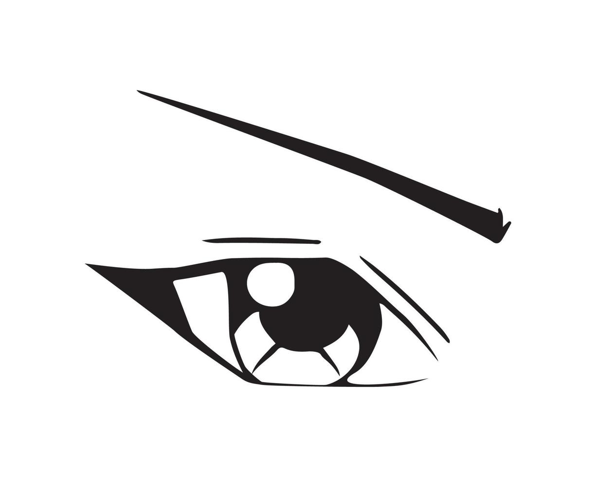 Vector illustration of Eyes Expression
