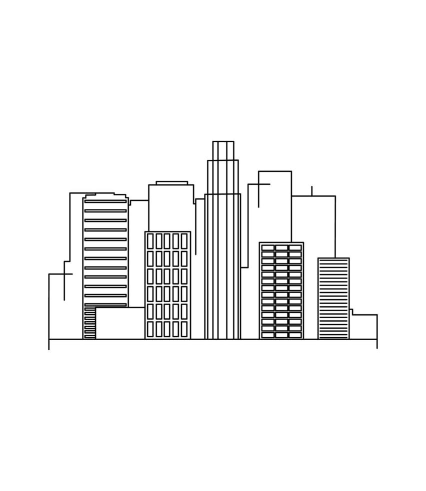 Vector illustration of Los Angeles