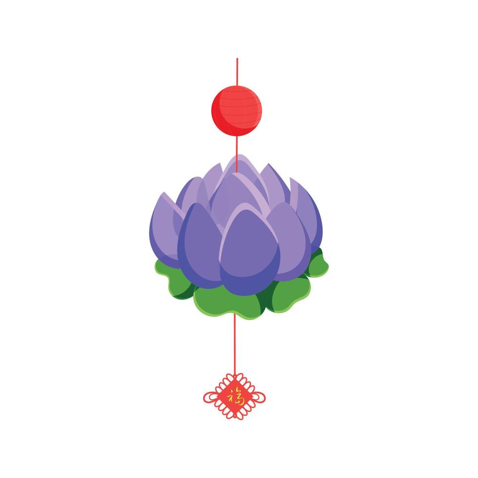 Vector illustration of Chinese lantern