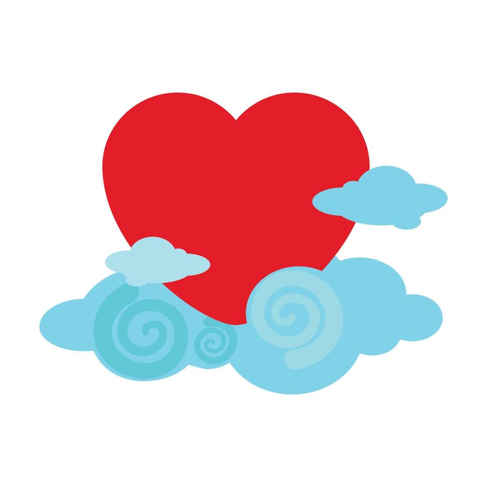 Vector illustration of Red Heart