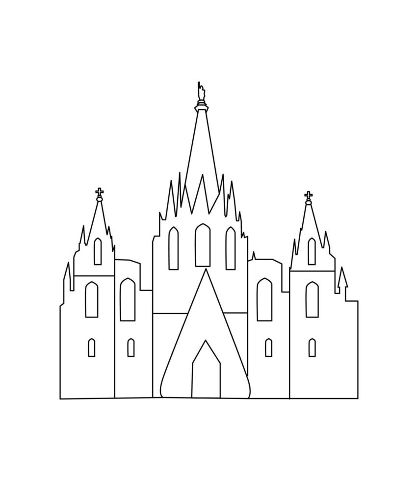 Vector illustration of Barcelona