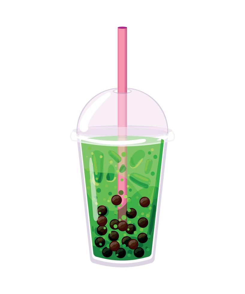 Cocktails with Berries and Tapioca vector