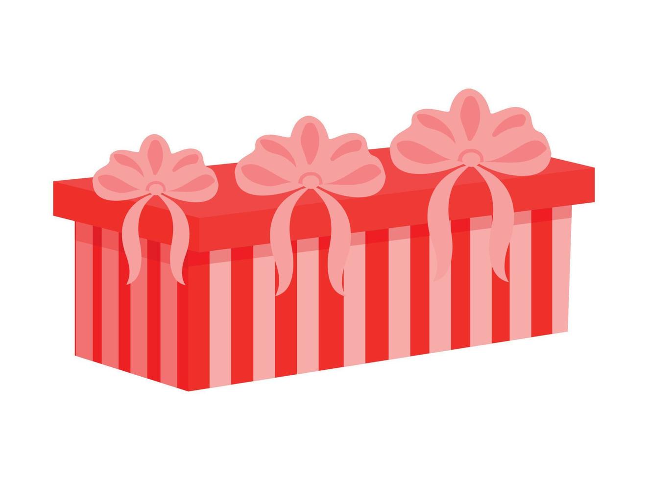 ilustración vectorial de caja de regalo vector