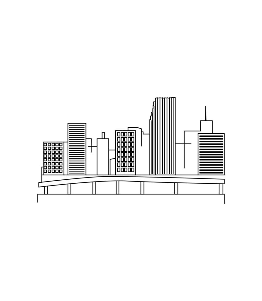 Vector illustration of Miami