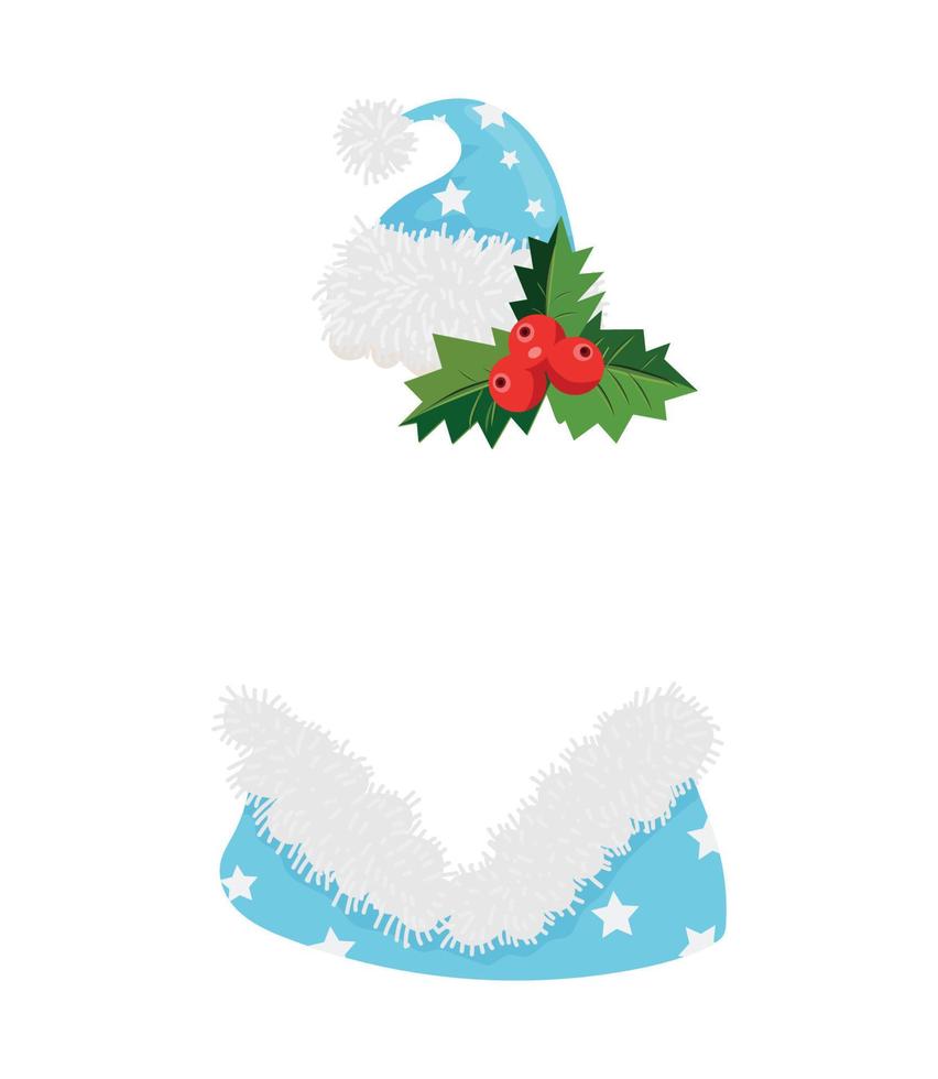 Santa Claus hat vector