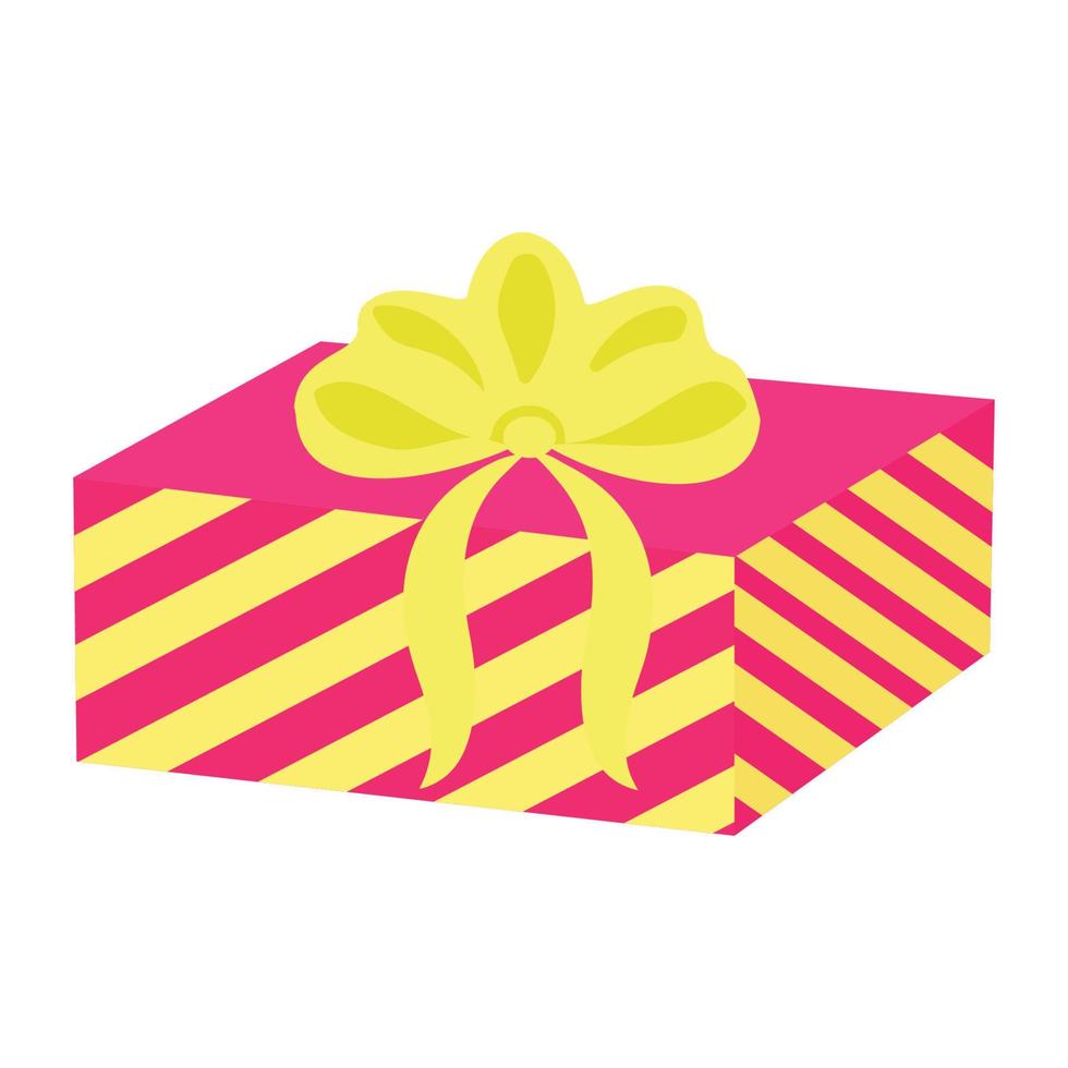 ilustración vectorial de caja de regalo vector