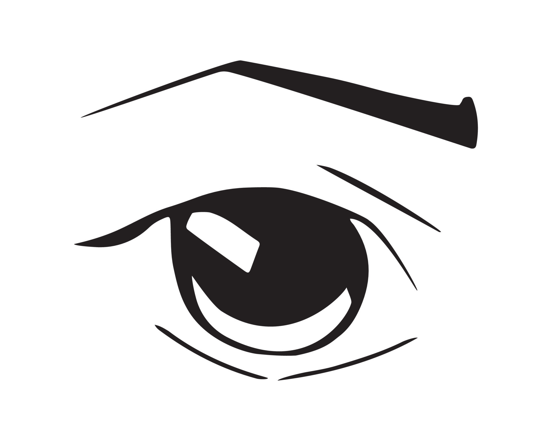 Vector illustration of Eyes Expression 13728137 Vector Art at Vecteezy