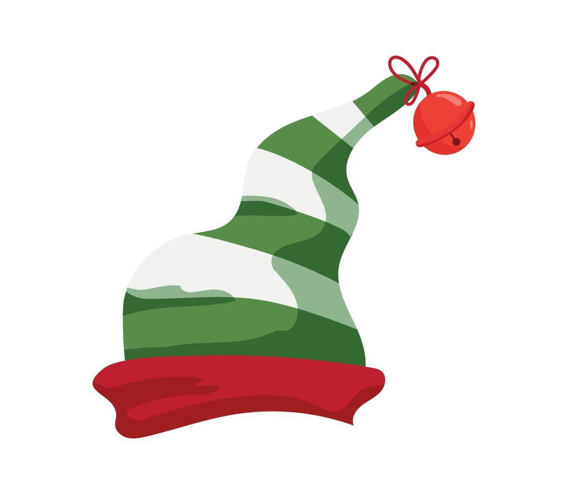 Vector illustration of Elf hat