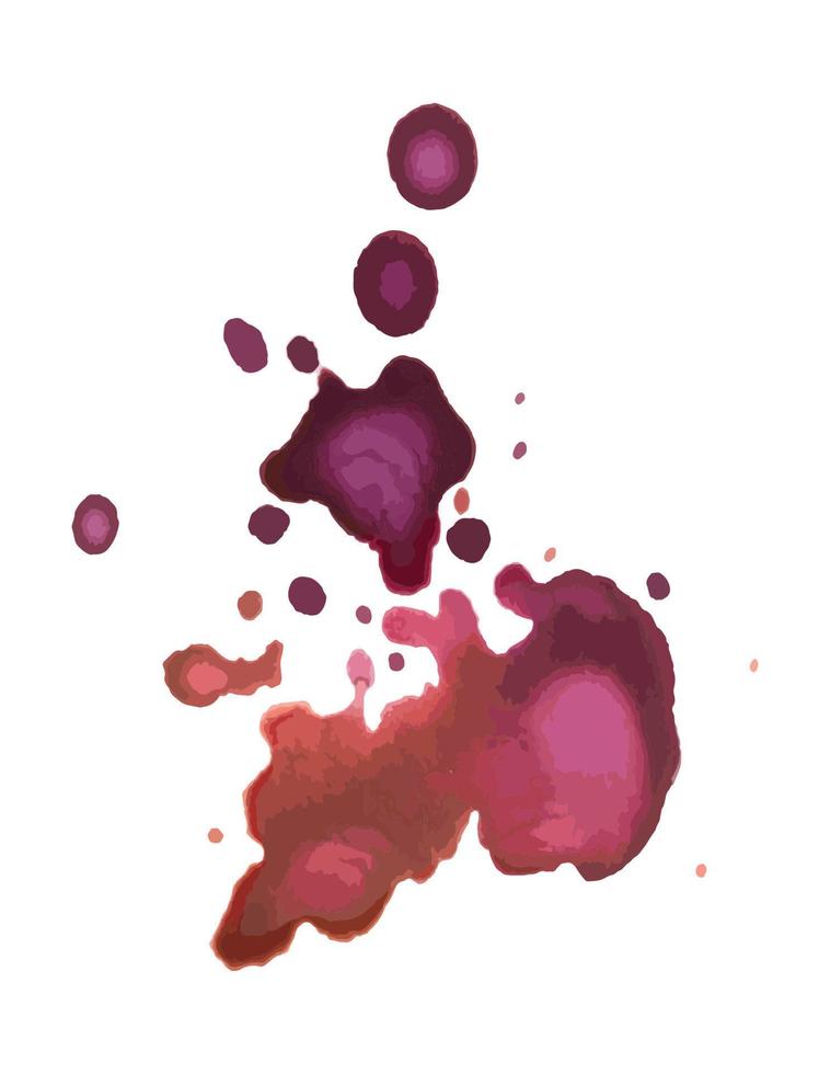 Vector illustration of Multicolored Brush Strokes