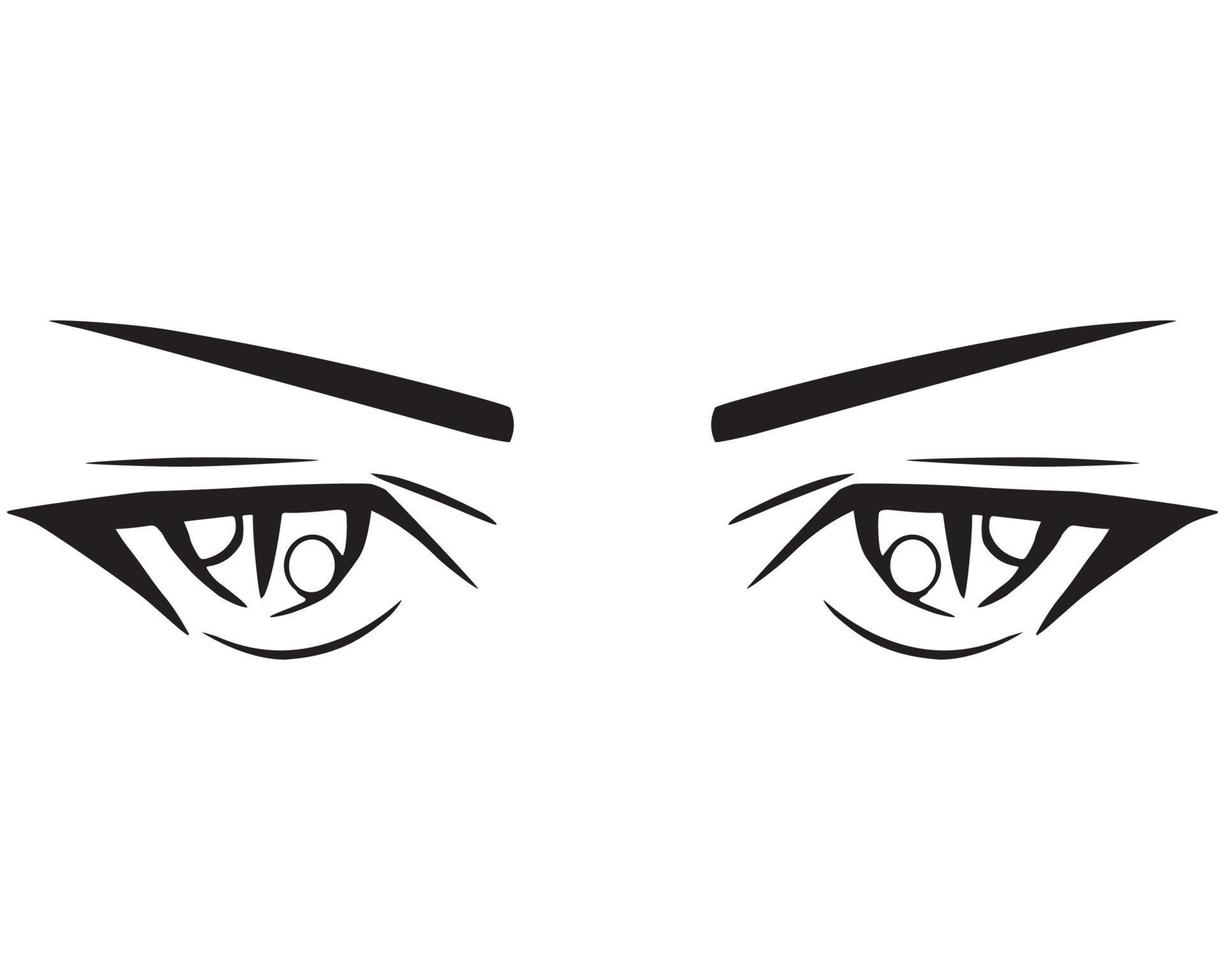 Vector illustration of Eyes Expression