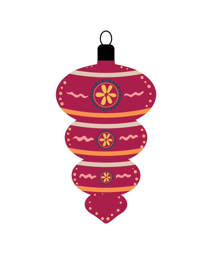 Vector illustration of Christmas Toy