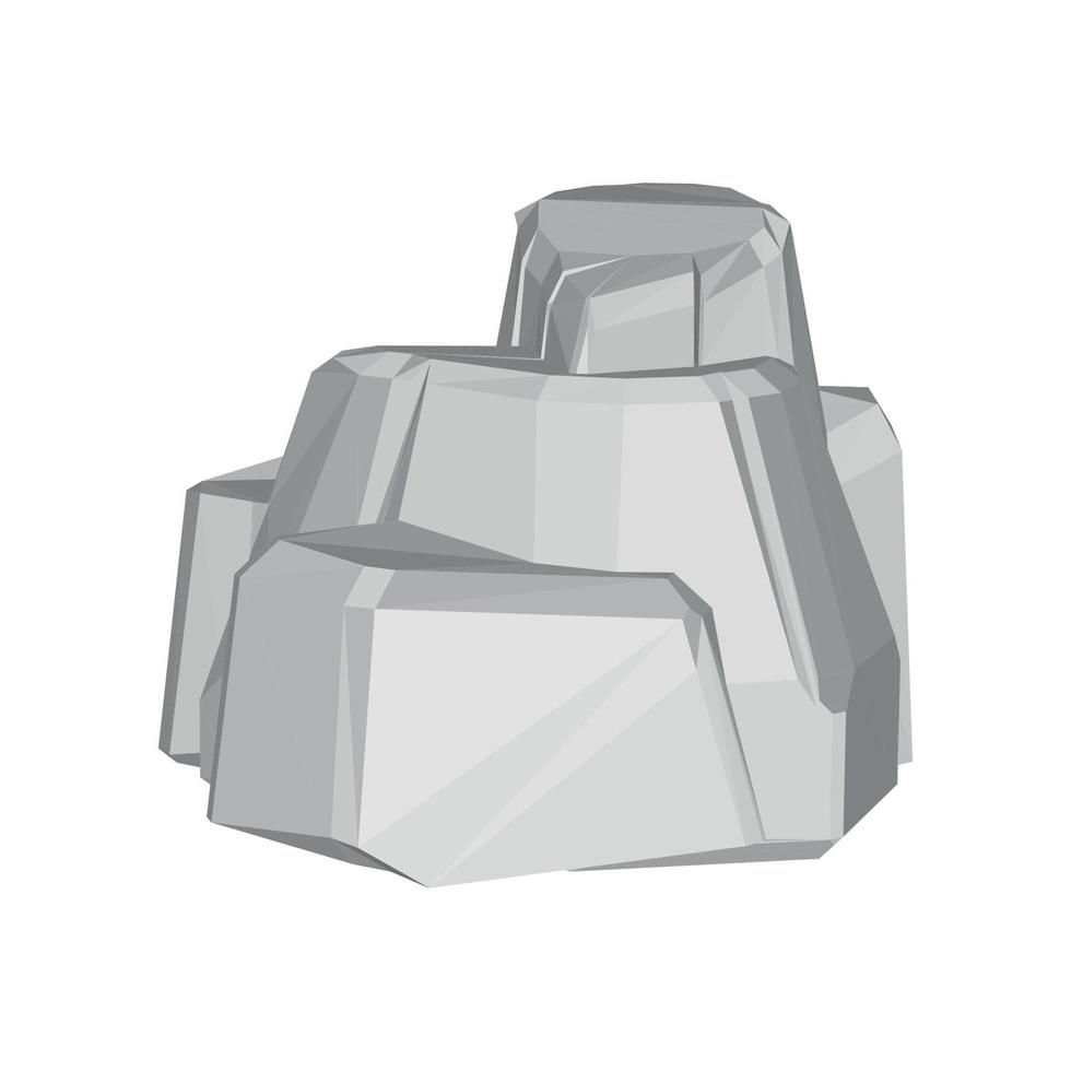 Vector illustration of 3D Stone
