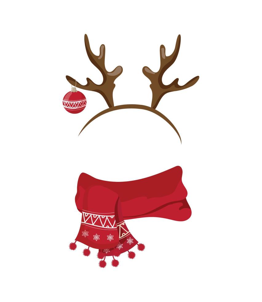 Headband with Deer vector